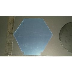 Plexiglas plaatje - Hexagon - 17x17cm