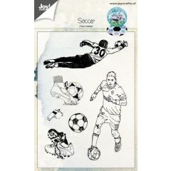 Joy! Crafts Clear stempel - Voetbal 148x105 (006410/0447)*