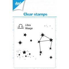 Joy! Crafts Clearstamp 7x7 cm - Libra - Weegschaal KreativDsein Design (006410/0561)*
