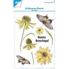 Joy! Crafts Clearstamp - Bloem zonnehoed - Echinacea (006410/0540)*