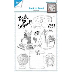 Joy! Crafts Clearstempel - Back to school  (006410/0528)*