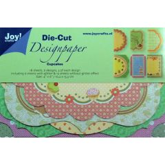 Joy! Crafts Die Cut Design Paper (18vel) Cupcakes*