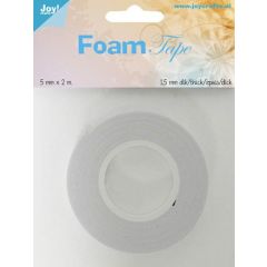 Joy! Crafts Foam Tape 1,5mm wit 119491/4025 5mmx2mtr*