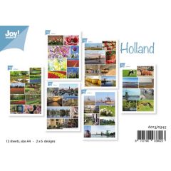 Joy! Crafts Knipvellen - Holland A4 - 12 vel - 2x6 designs*