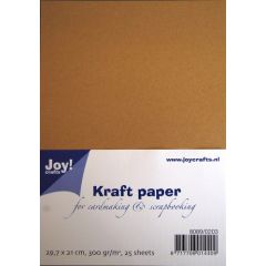 Joy! Crafts Kraft Papier A4 29,7x21 cm 25vl 002420/0203 300gr*