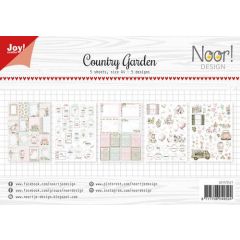 Joy! Crafts Labelvellen/knipvel - Noor - Country Garden A4 - 5 labelvellen -240 gr*