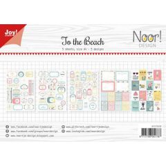Joy! Crafts Labelvellen - Noor - At the beach A4 - 1 knip-/4 labelvellen -190/240 gr*