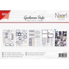 Joy! Crafts Labelvellen - Noor - Gentelmen Style A4 - 1 knip-/4 labelvellen -190/240 gr*