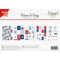 Joy! Crafts Labelvellen - Noor - Warm&cozy A4 - 5 labelvellen - 240 gr*