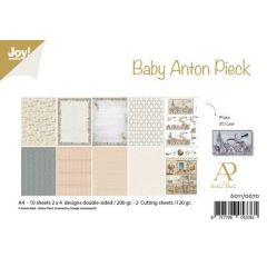 Joy! Crafts Papierset - Anton Pieck - Design Baby A4 - 10 vel - 2 knip/4x2 designs dubbelzijdig - 20*
