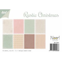 Joy! Crafts Papierset - Design Rustic Christmas A4 - 12 vel - 3x4 designs*