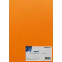 Joy! Crafts Papierset linnen structuur - oranje 8099/0255 A5 20 vel*