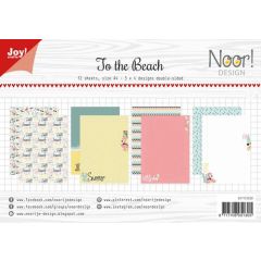 Joy! Crafts Papierset - Noor - Design To the beach A4 -12 vel - 3x4 designs dubbelzijdig geprint - 20*