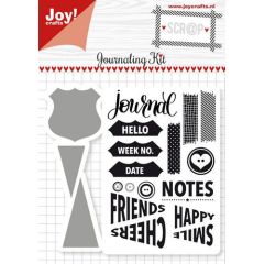 Joy! Crafts Scrap Snijstencils & Stempels - Journaling Kit 21x21/21x10/28x17 mm*