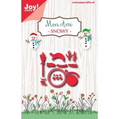 Joy! Crafts Snijstencil - Mon Ami - Snowy 34,5x51,5 mm*