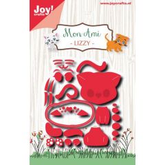 Joy! Crafts Stans-embosmal - Mon Ami - Poes Lizzy 6002/1426 81,5x72,5 mm*