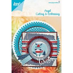 Joy! Crafts Stans-embosmal - Noor - Blauwe mal Angel 115637/1599 119x119mm *