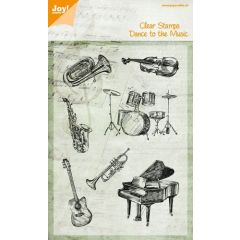 Joy! Crafts Stempel - muziek instrumenten (006410/0429)*