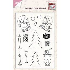 Joy! Crafts Stempel - Prettige kerstdagen by Antoinette (006410/0433)*