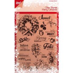 Joy! Crafts Stempel - tekst Kerst ENG (006410/0114)*