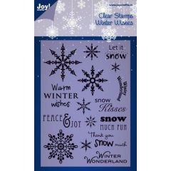 Joy! Crafts Stempel - Warm Winter Wishes 105x148mm (006410/0104)*