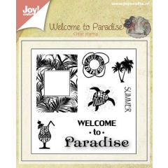 Joy! Crafts Stempel - Welcome to paradise - groot (006410/0398)*