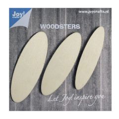 Joy! Crafts Woodsters - Ellipsen 811520/0002 3st - 18x69/23x73/28x78 - 4mm**