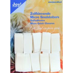 Joy! Crafts Zelfklevende Micro Snelsluiters 10x25mm 24st 890004/0090 10x25 mm *