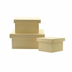 Vaessen Creative • Hout doos triplex set 3pcs (2502-110)