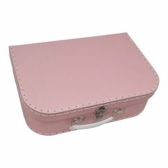 Koffertje karton roze Middel 30x21,2x9CM (811725/0382)