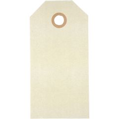 Labels, afm 5x10 cm, 250 gr, naturel, 20stuks (510050)