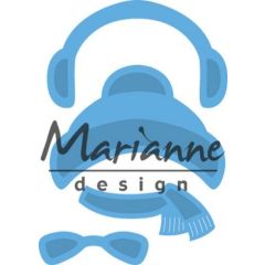 Marianne Design - Creatables - Kim`s Buddies winter set  (LR0499) (AFGEPRIJSD)