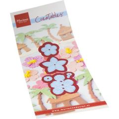 Marianne D Creatable Tropische bloemen set LR0815 33 x 80 mm *