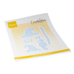Marianne Design • Creatable Witch hats & broomstick (LR0935) *