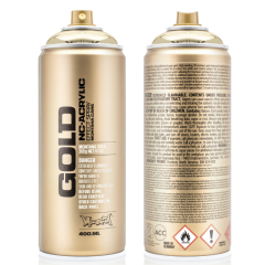 Montana Gold Spuitbus 400 ml Gold Chrome (M3000) *