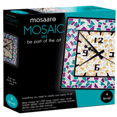 Mosaaro Mozaiek set Vierkanten Klok (MA4002) *