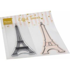 Marianne D Clear Stamp & Die set - Eiffel Tower CS1090 120x150mm (AFGEPRIJSD)