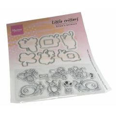 Marianne D Clear Stamp & die set - Eline‘s Kleine beestjes EC0200 126x81mm*