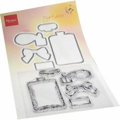 Marianne D Clear Stamp & die set Tiny‘s Parfum 120x225mm (TC0882) (AFGEPRIJSD)