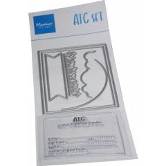 Marianne D Clear Stamp & Dies set - ATC CS1101 8x21cm  (AFGEPRIJSD)