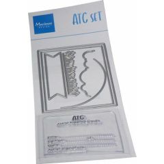 Marianne D Clear Stamp & Dies set - ATC CS1101 8x21cm *