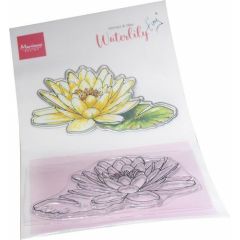 Marianne D Clear Stamp & Dies set Tiny‘s Flowers - Waterlelie 101x60mm (TC0905)*