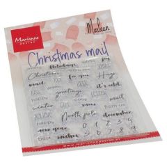 Marianne D Clear Stamps Christmas mail by Marleen (ENG) CS1070 102x180 mm (AFGEPRIJSD)