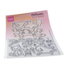 Marianne D Clear Stamps&dies Eline‘s Animals - Halloween EC0201 *