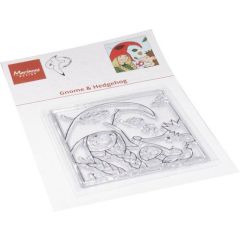Marianne D Clear Stamps Hetty‘s Gnome & Egel HT1671 60x61mm*
