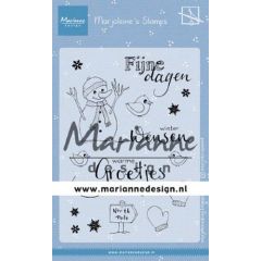 Marianne D Clear Stamps Marjoleine‘s Sneeuwman MZ1905 1105x148 mm*