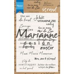 Marianne D Clear Stamps Strand (NL) CS1024*