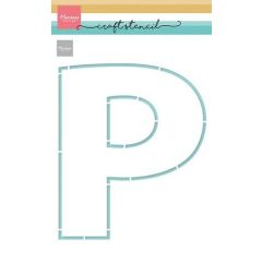 Marianne D Craft Stencil - P-Letter PS8148 210x149 mm *