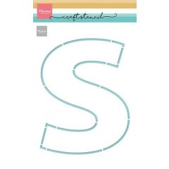 Marianne D Craft Stencil - S-Letter PS8147 210x149 mm *