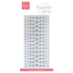 Marianne D Decoration Enamel dots - Glitter Lichtblauw PL4526 21x9,5cm *